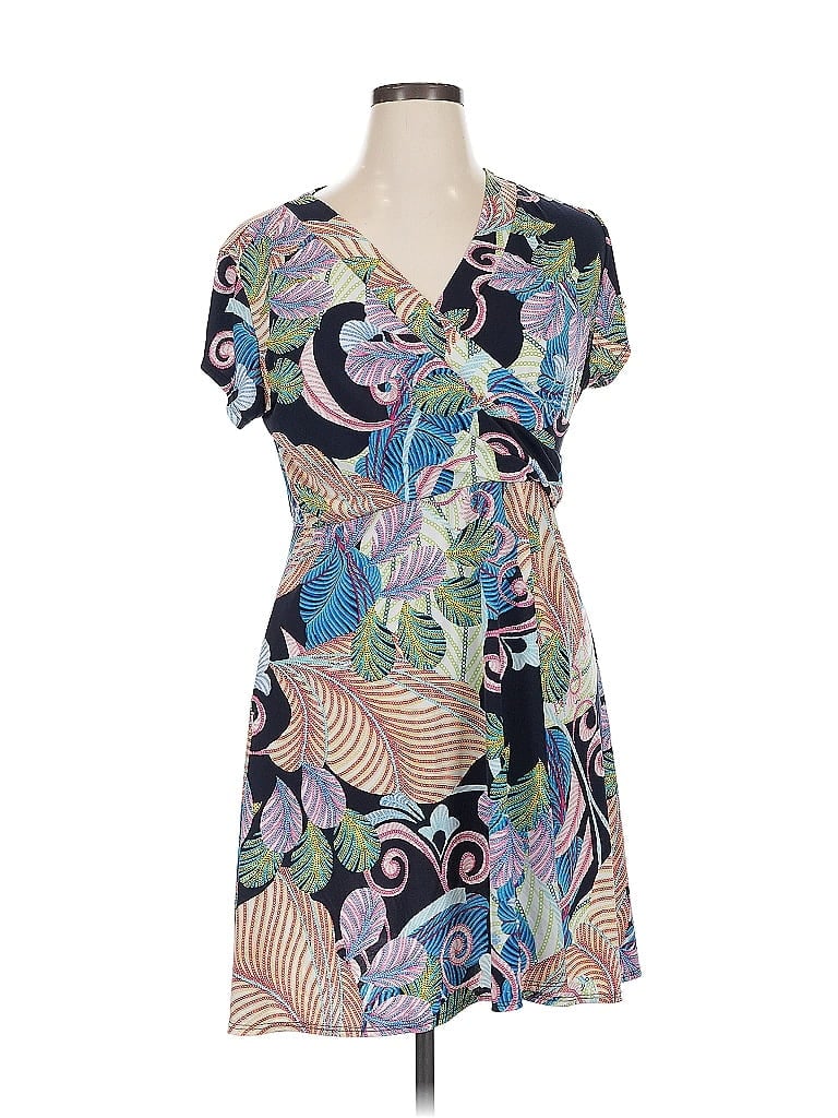 Pre-owned Chetta B Casual Dress In Blue