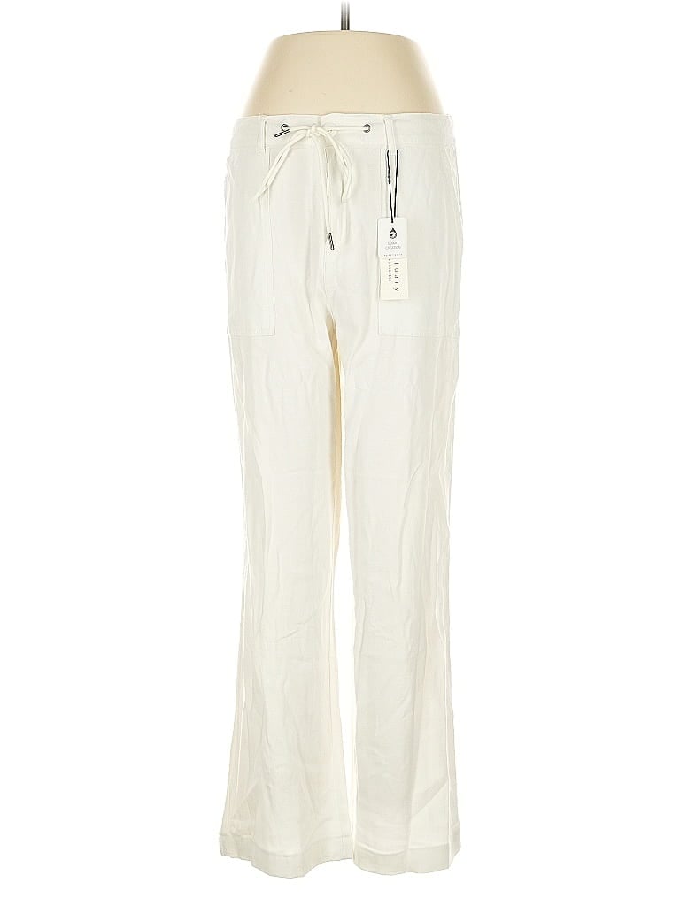 Pre-owned Sanctuary Linen Pants In White