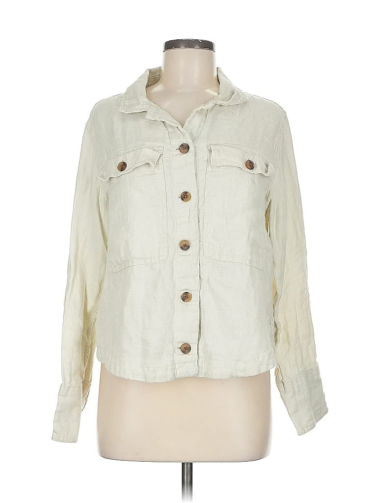 Pre-owned J By Joie Jacket In White
