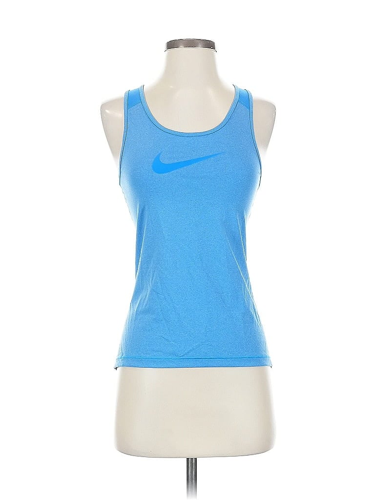 Pre-owned Nike Active Tank Top In Blue