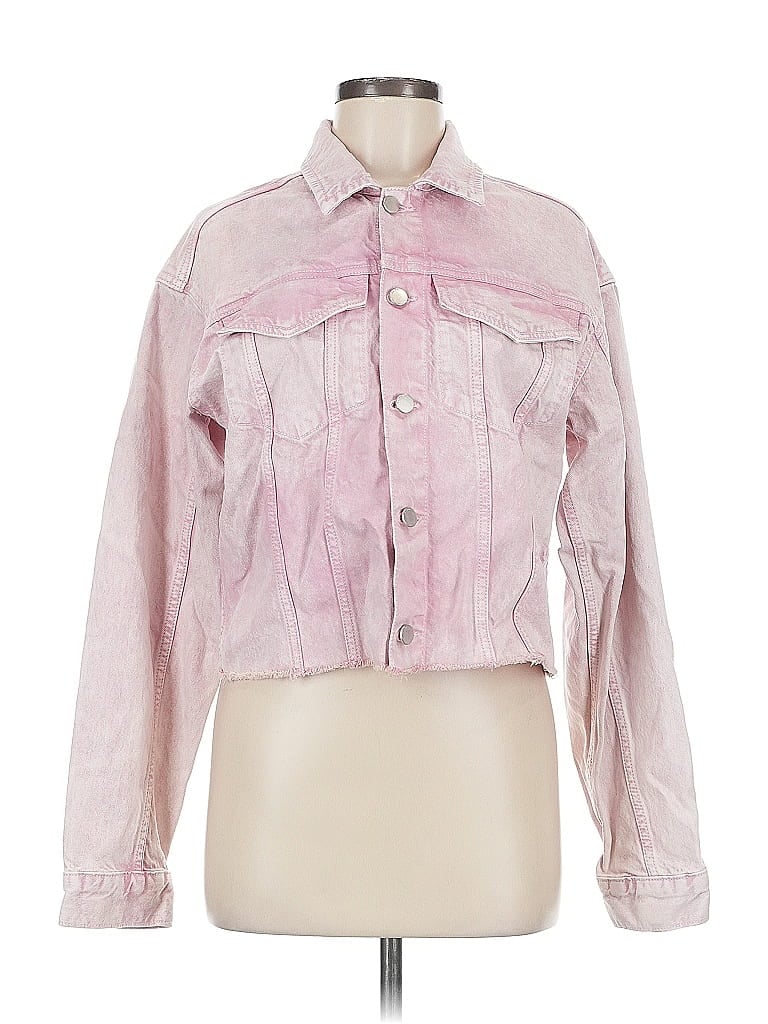 Click to view more detailed imagery on our partner's website Pre-owned Dl1961 Denim Jacket In Pink