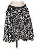 Ecote 100% Rayon Floral Blue Black Casual Skirt Size 6 - photo 1