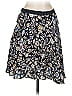Ecote 100% Rayon Floral Blue Black Casual Skirt Size 6 - photo 2