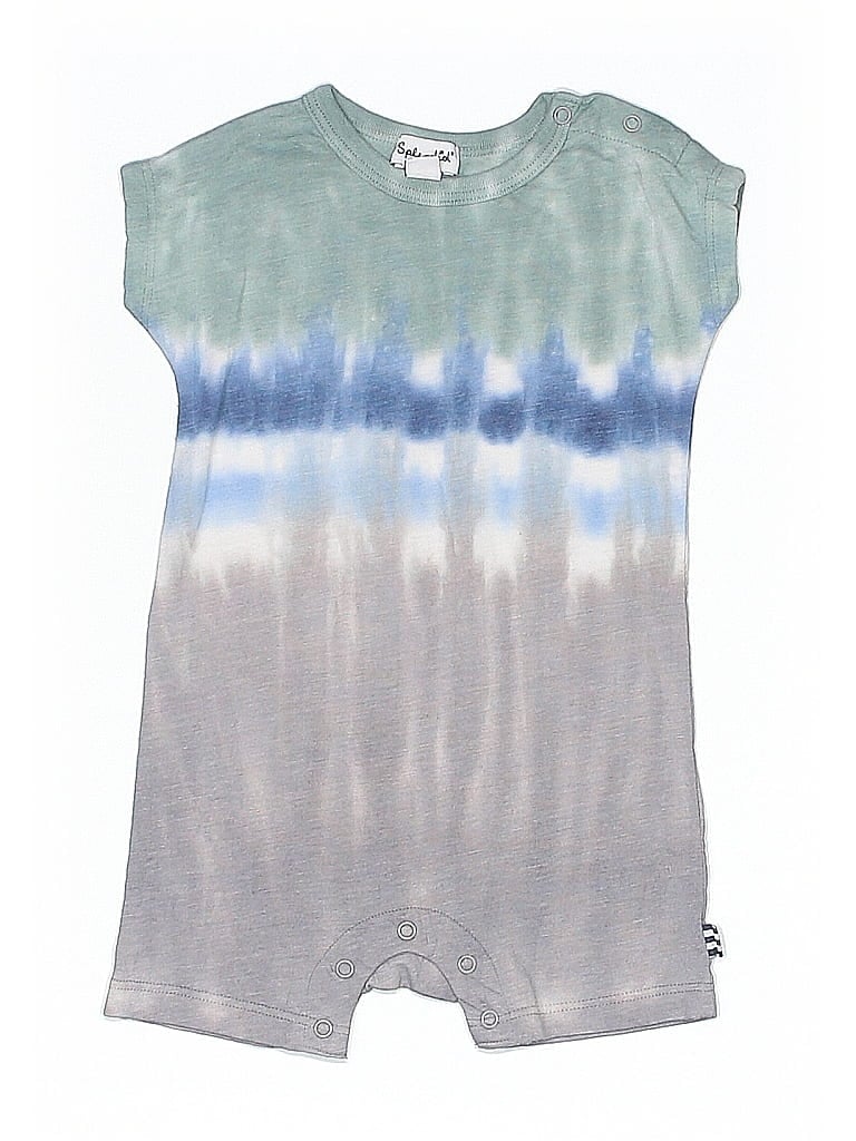 Click to view more detailed imagery on our partner's website Pre-owned Splendid Babies' Short Sleeve Onesie In Blue