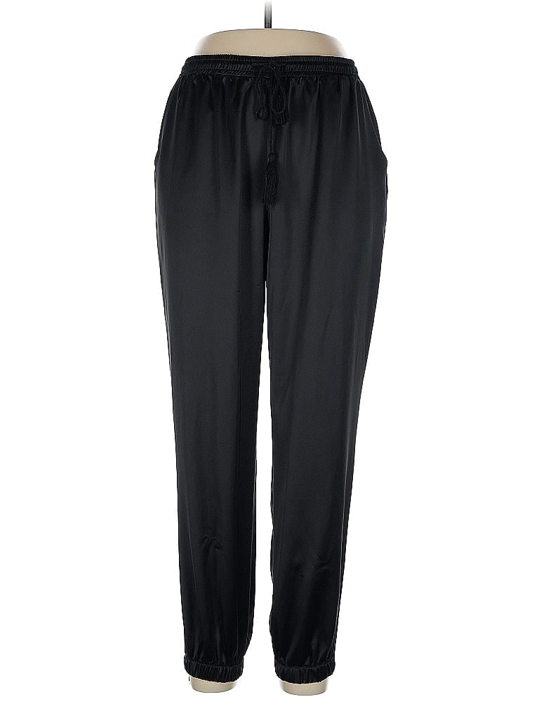 Pre-owned Allegra K Casual Pants In Black