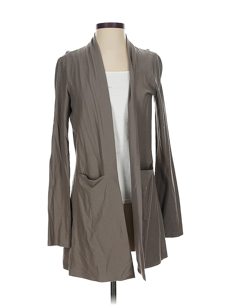 Pre-owned Eileen Fisher Cardigan Sweater In Gray