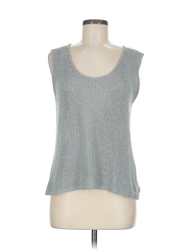 Pre-owned Zara Sweater Vest In Gray