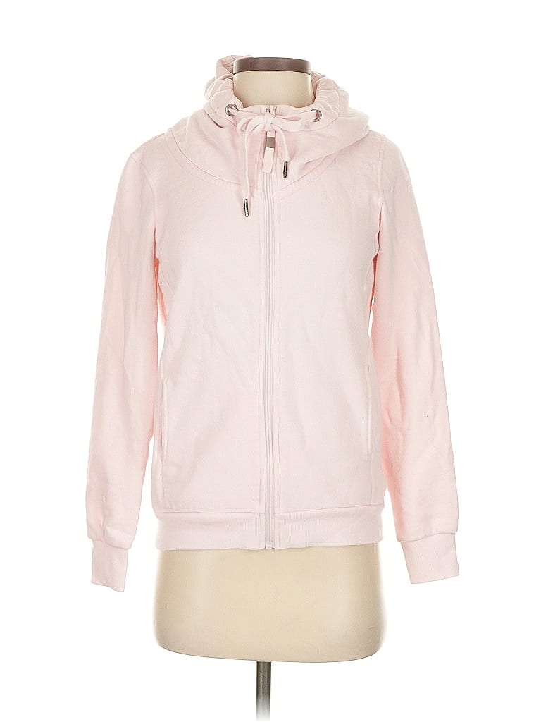 Pre-owned Mondetta Zip Up Hoodie In Pink