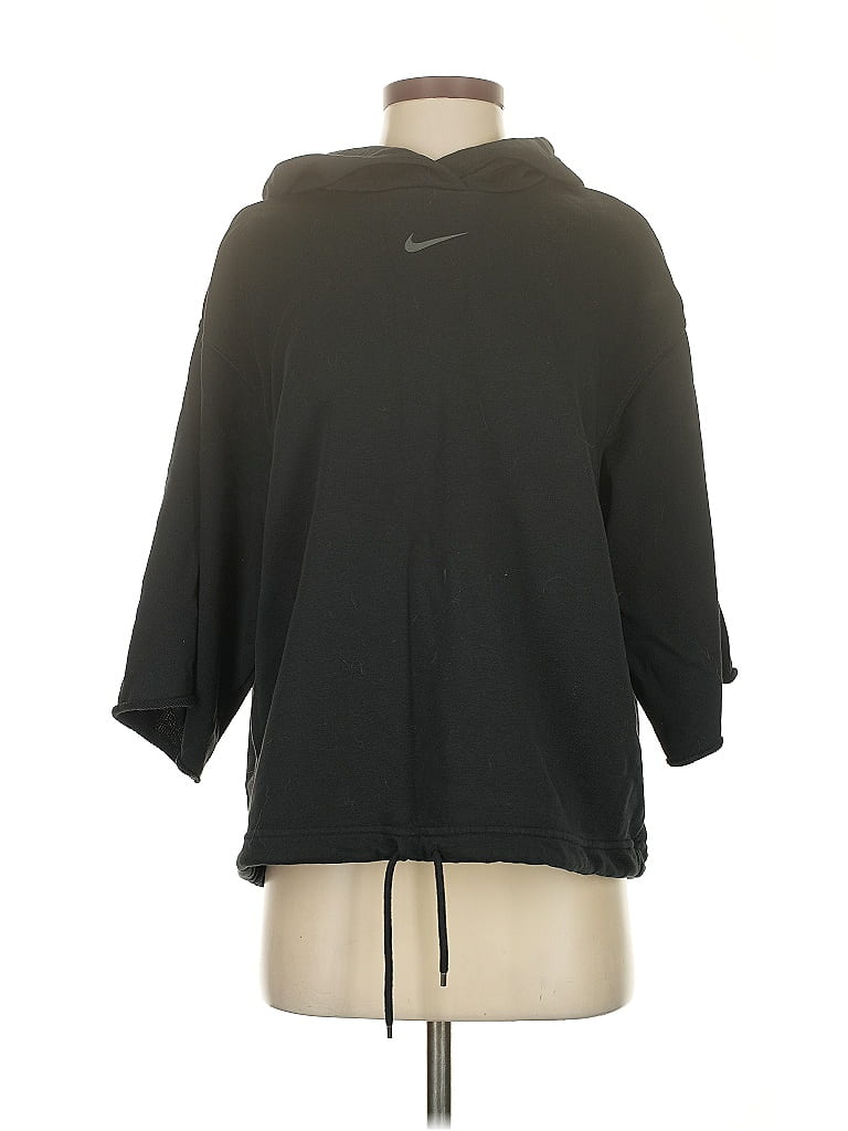 Pre-owned Nike Pullover Hoodie In Black