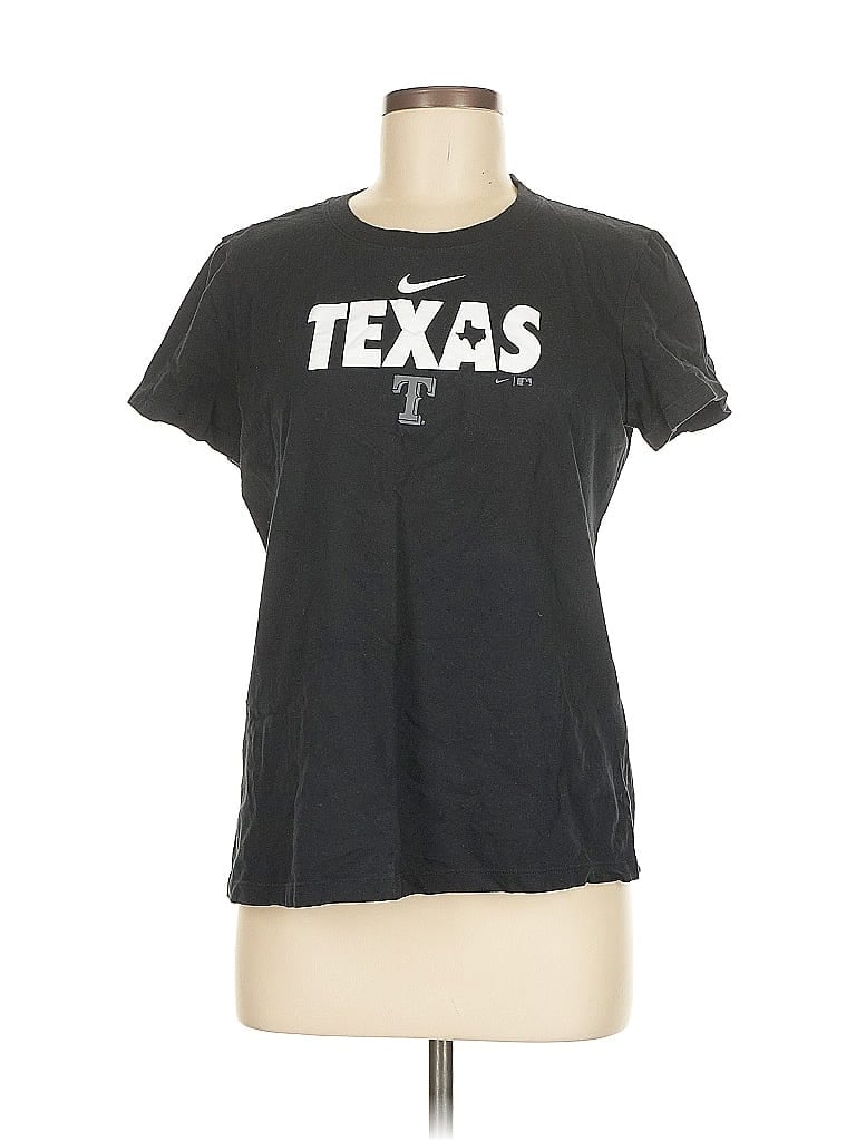 Pre-owned Nike Short Sleeve T-shirt In Black