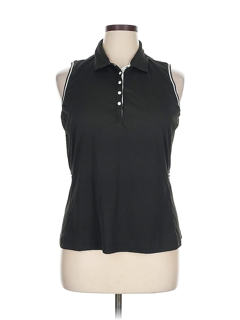 Pre-owned Slazenger Sleeveless Blouse In Black