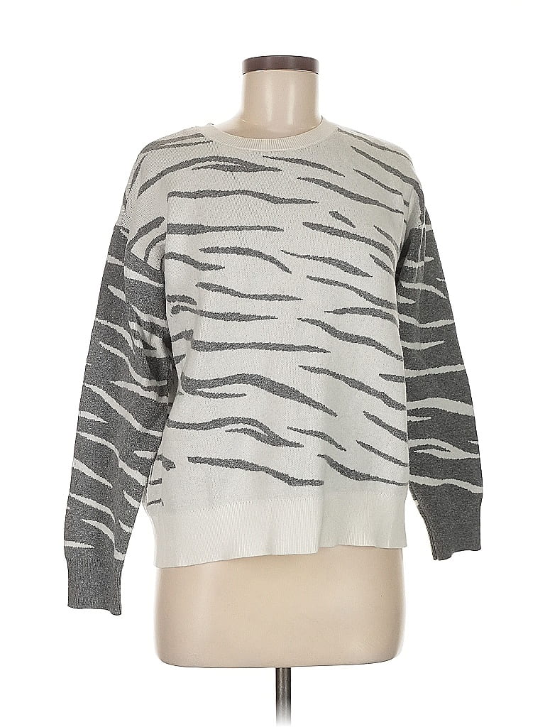 SIMPLY VERA VERA WANG Pre-owned Pullover Sweater In Silver