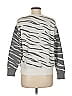 Simply Vera Vera Wang Animal Print Gray Silver Pullover Sweater Size M - photo 2