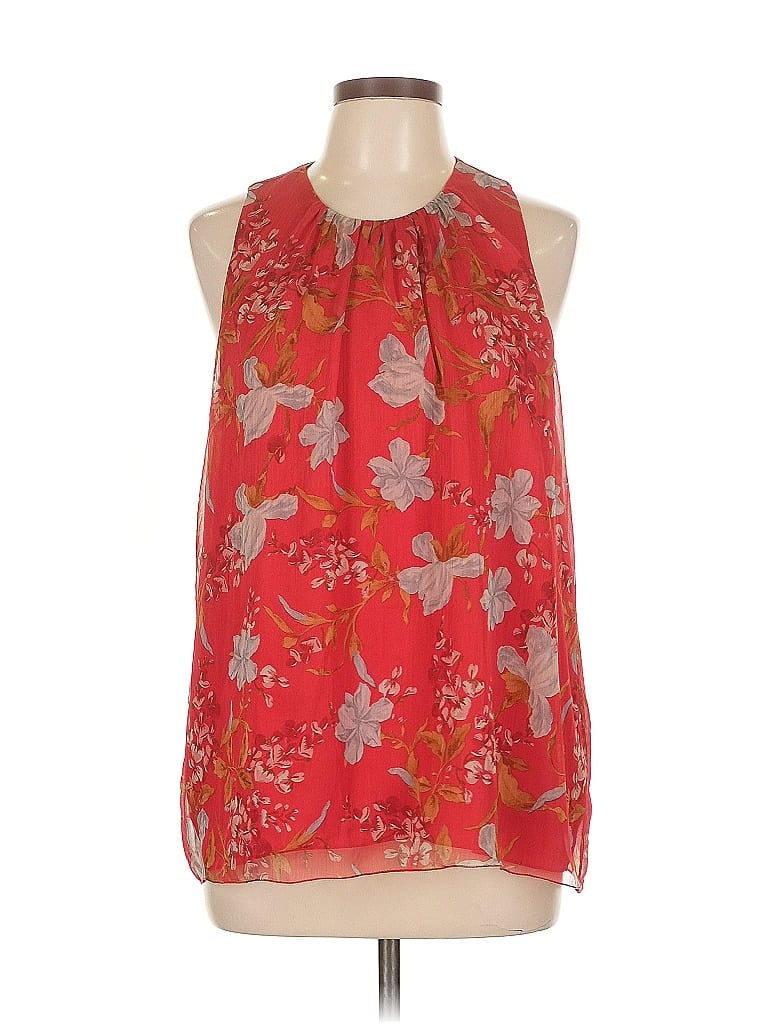 Pre-owned Vince Camuto Sleeveless Blouse In Red