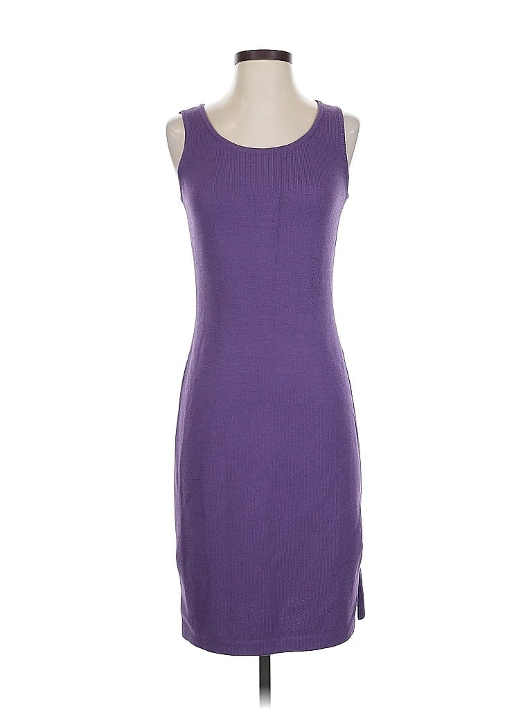 Click to view more detailed imagery on our partner's website Pre-owned St John Casual Dress In Purple