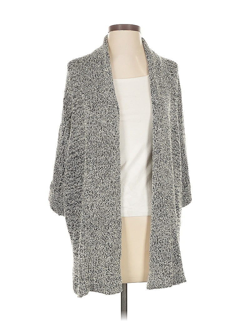 Pre-owned Banana Republic Factory Store Cardigan Sweater In White