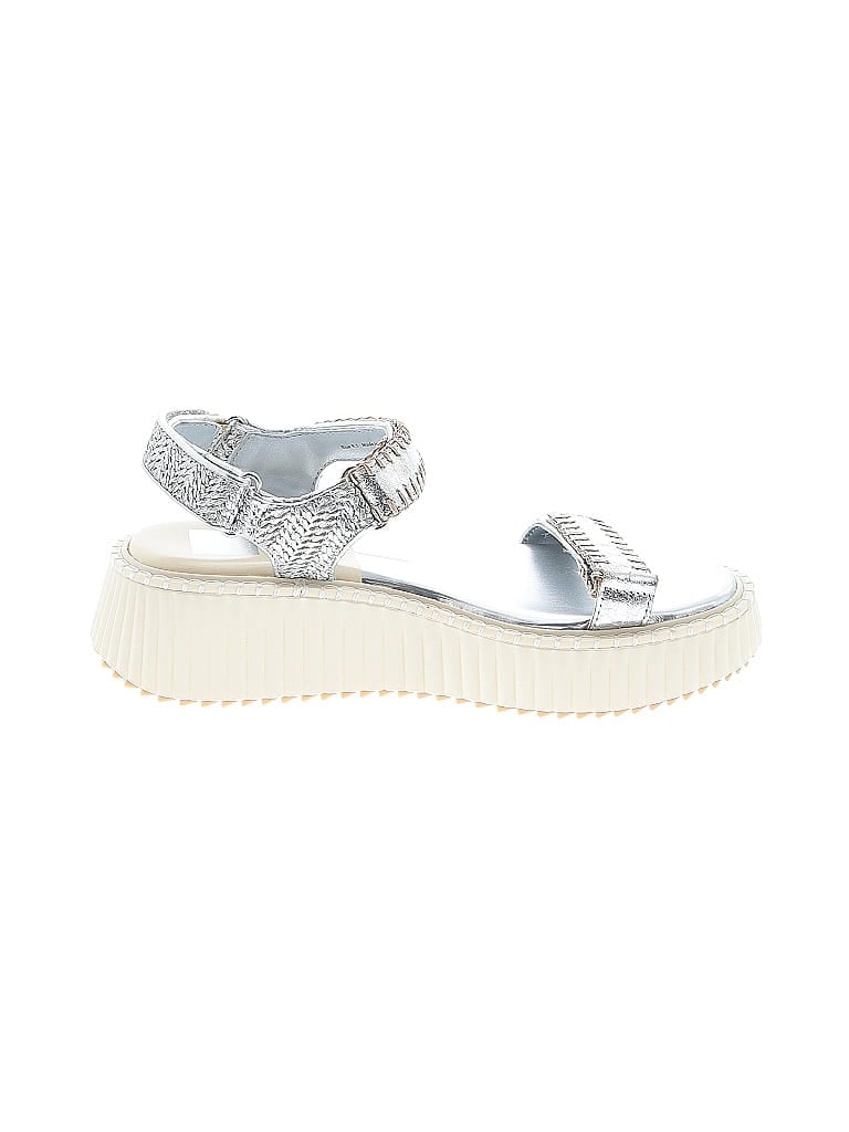 Pre-owned Dolce Vita Wedges In Silver