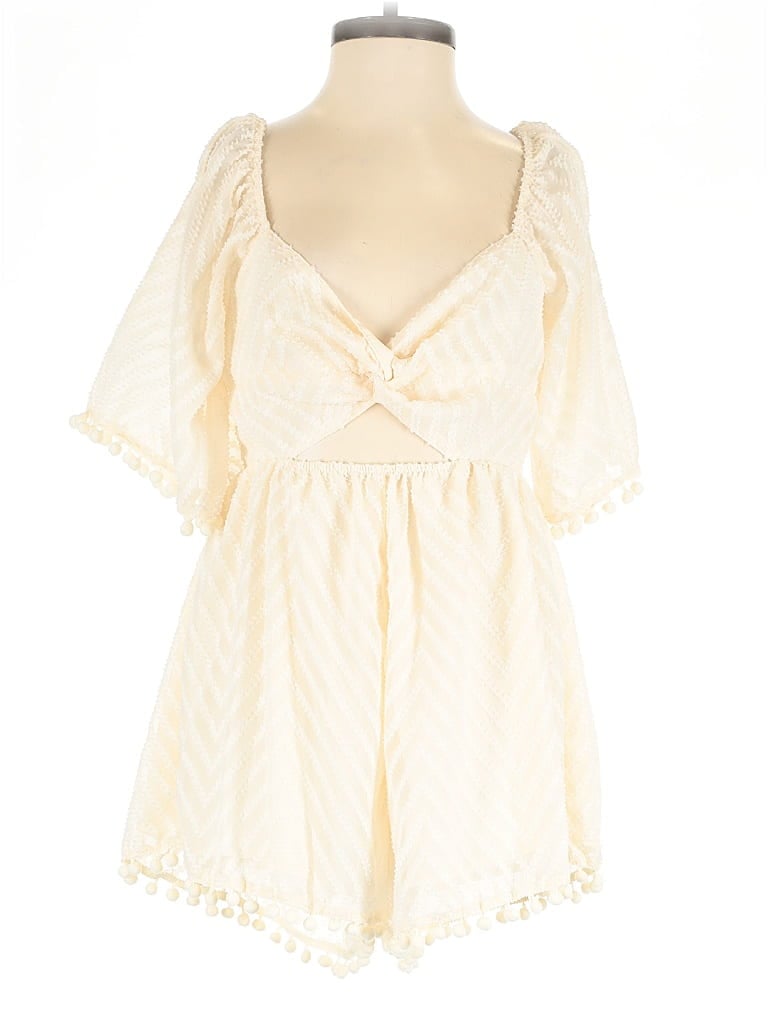 Pre-owned Shein Romper In White