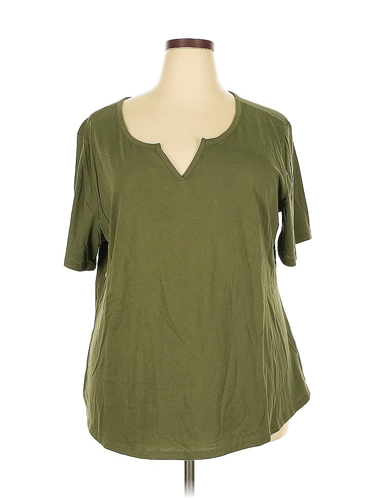 TERRA & SKY Pre-owned Short Sleeve T-shirt In Green