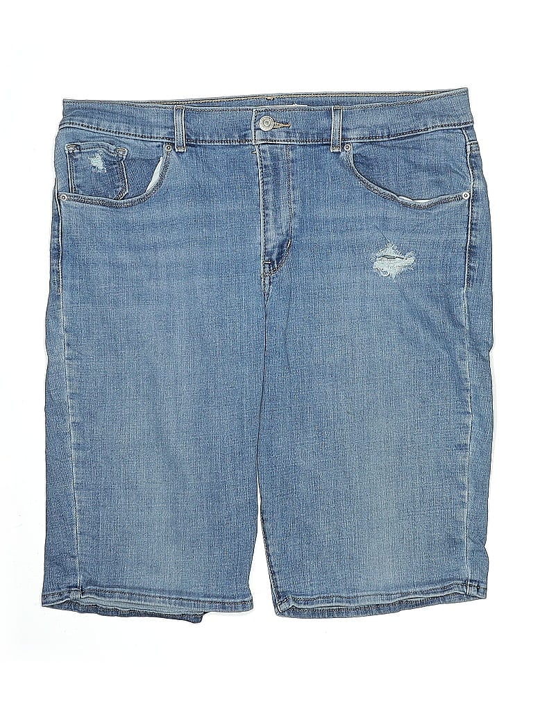 Click to view more detailed imagery on our partner's website Pre-owned Levi's Denim Shorts In Blue