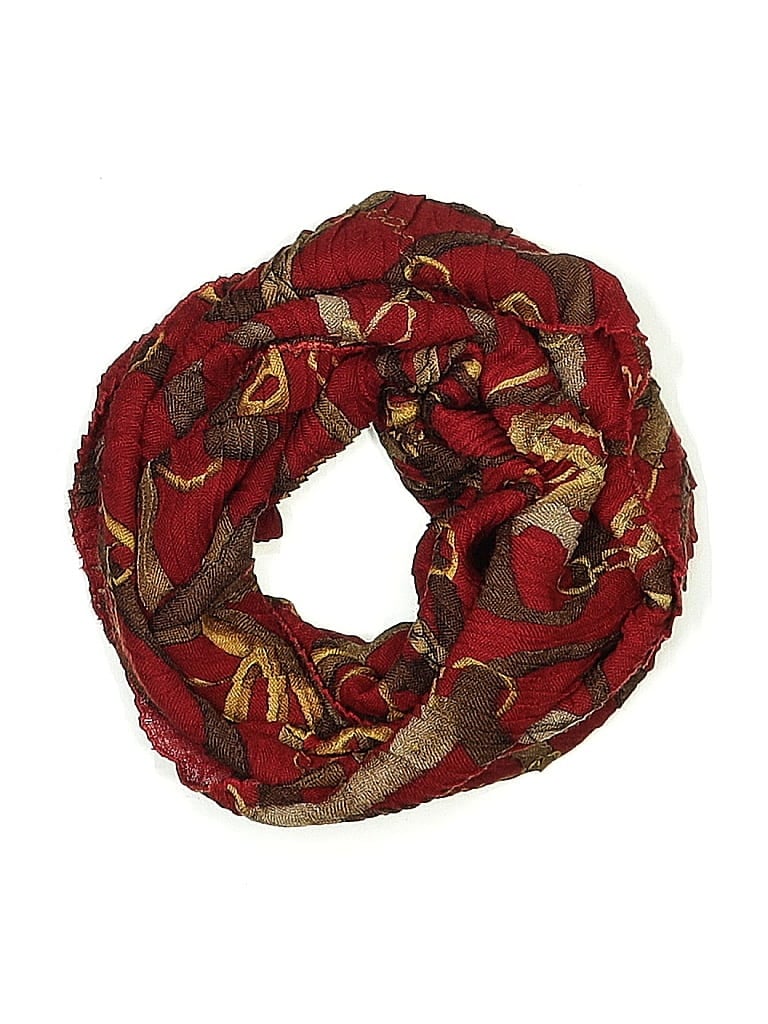 Pre-owned Unbranded Scarf In Red