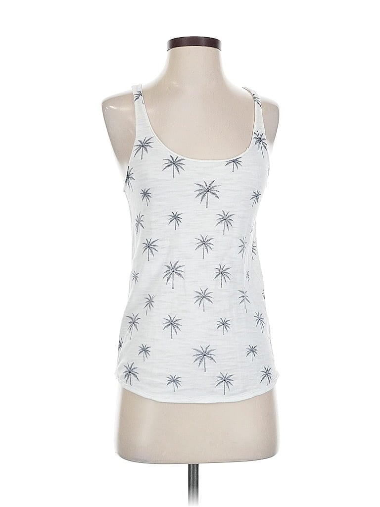 Pre-owned 360 Sweater Tank Top White Halter Neckline Tops