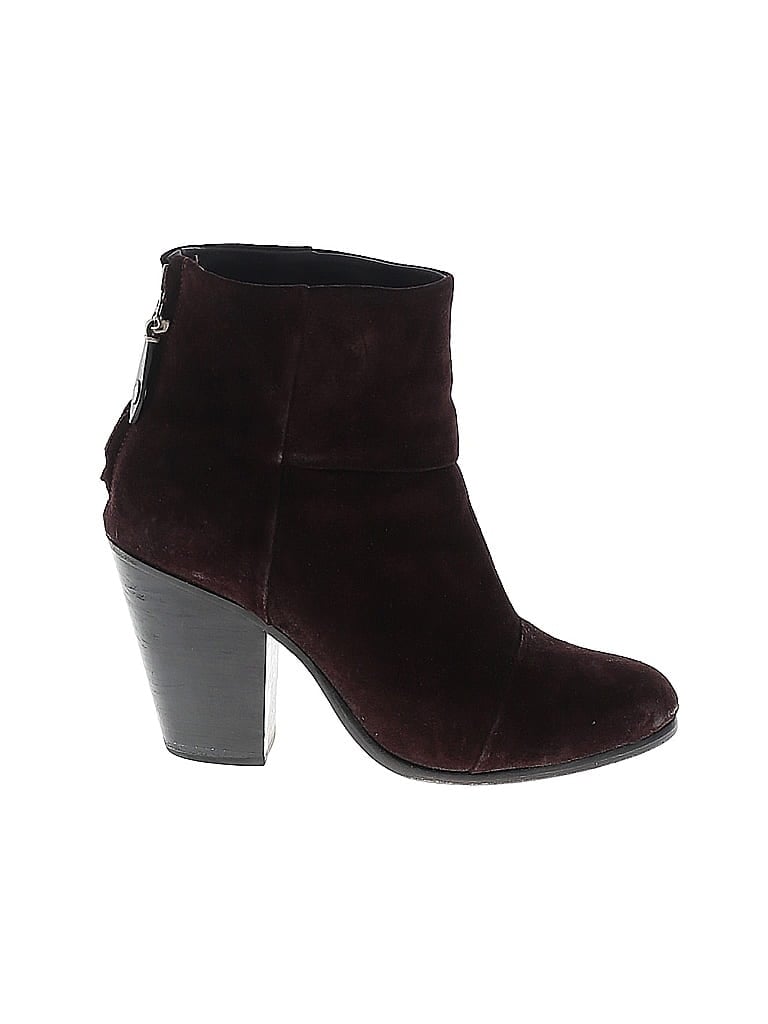 Pre-owned Rag & Bone Ankle Boots In Brown