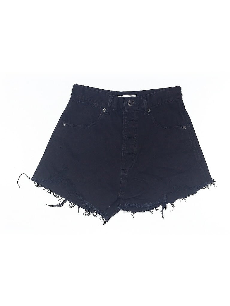 Pre-owned Moussy Denim Shorts In Blue