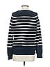 Amour Vert 100% Cotton Stripes Blue Pullover Sweater Size S - photo 2