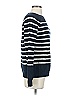 Amour Vert 100% Cotton Stripes Blue Pullover Sweater Size S - photo 4