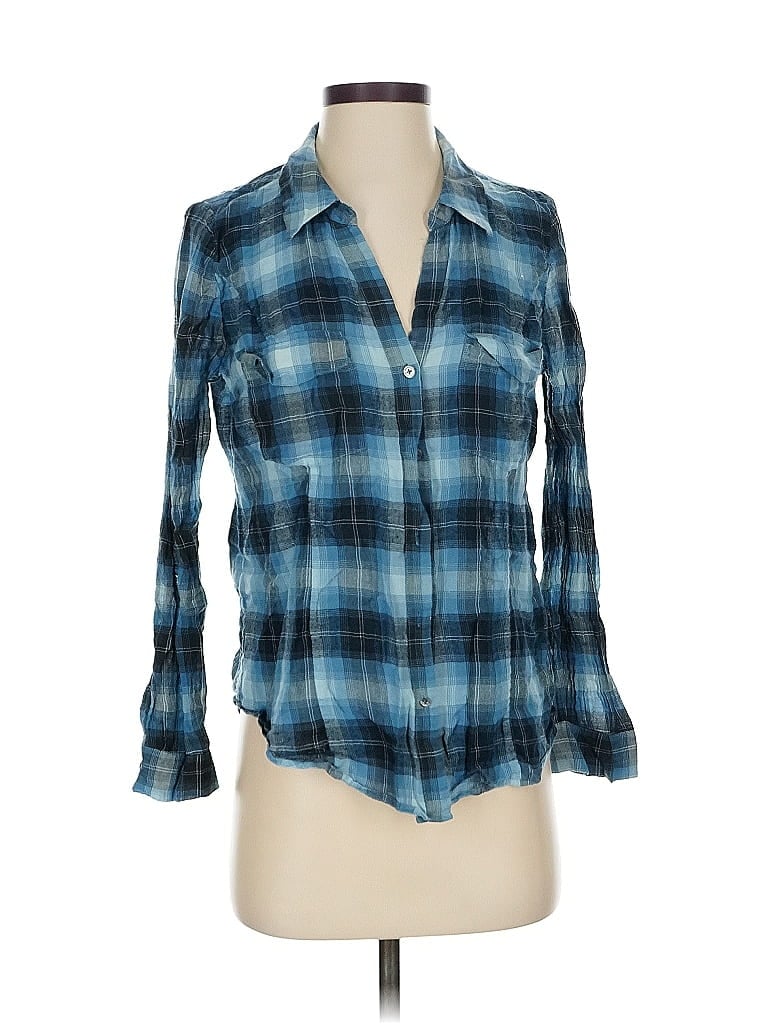 Pre-owned Joie 3/4 Sleeve Blouse In Blue