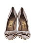 Salvatore Ferragamo Ivory Tan Heels Size 7 1/2 (narrow) - photo 2