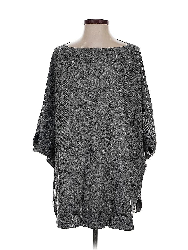 Pre-owned Splendid Poncho In Gray