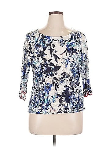 Nic + Zoe 3/4 Sleeve Blouse (view 1)