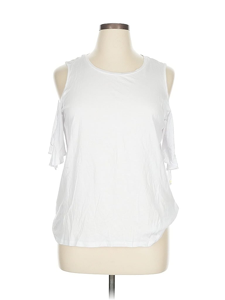 Click to view more detailed imagery on our partner's website Pre-owned Michael Michael Kors Sleeveless Blouse In White