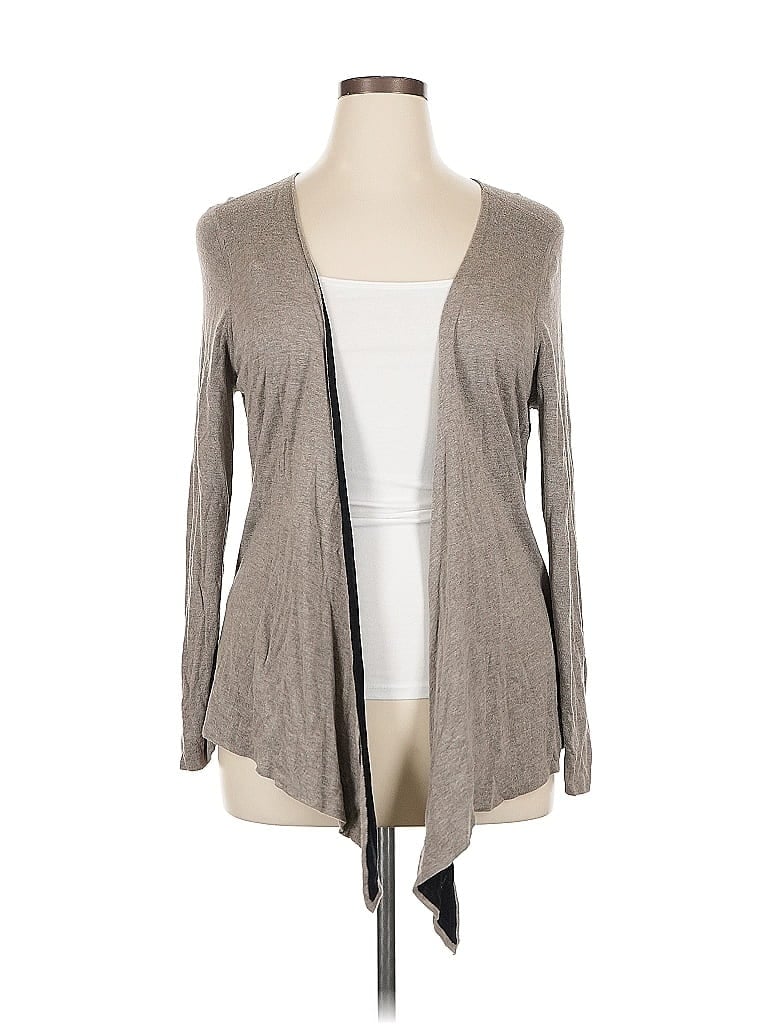 Pre-owned Nic + Zoe Cardigan Sweater In Gray
