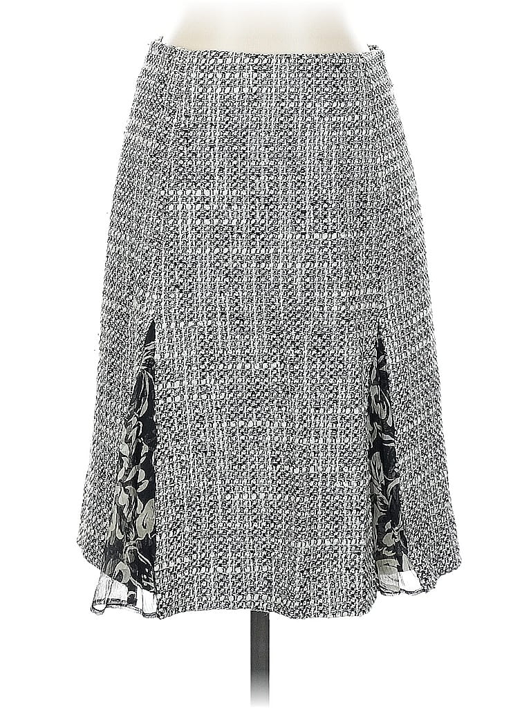 Pre-owned Kate Hill Casual Skirt In Gray