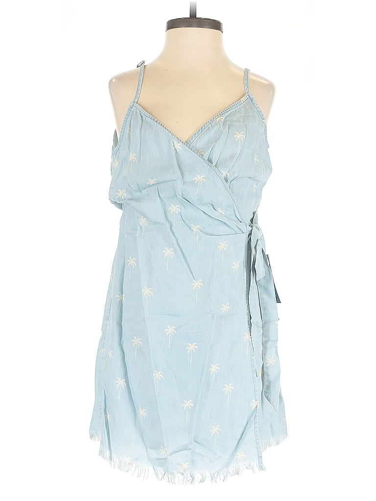 Mumu Blue Romper In Blue