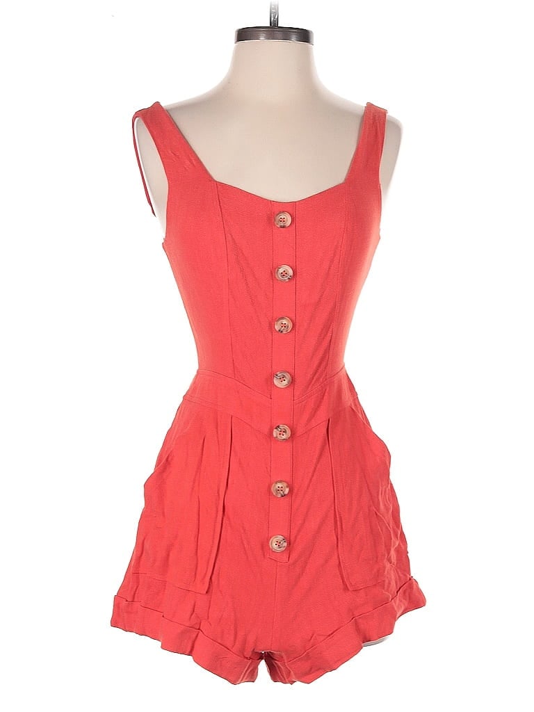 Pre-owned Greylin Romper In Red