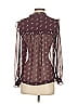Beltaine 100% Polyester Burgundy Long Sleeve Blouse Size XS - photo 2