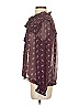 Beltaine 100% Polyester Burgundy Long Sleeve Blouse Size XS - photo 5