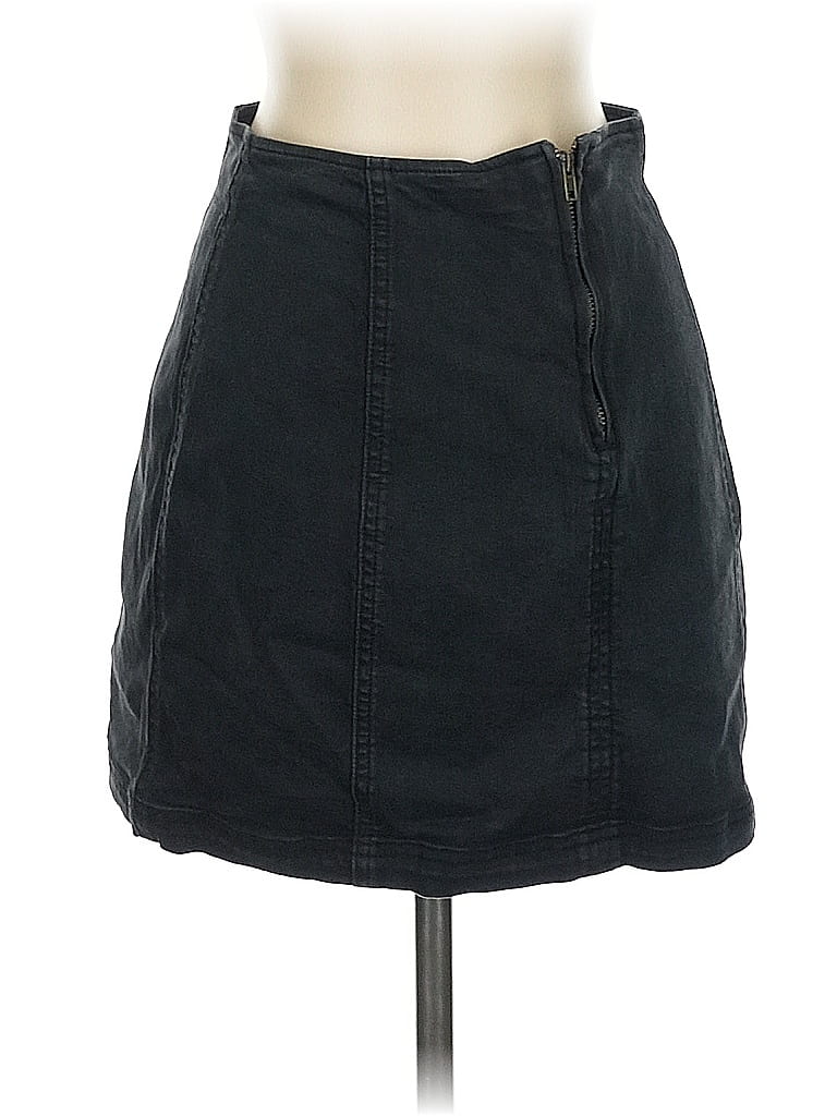 ASSORTED BRANDS Pre-owned Denim Skirt In Black