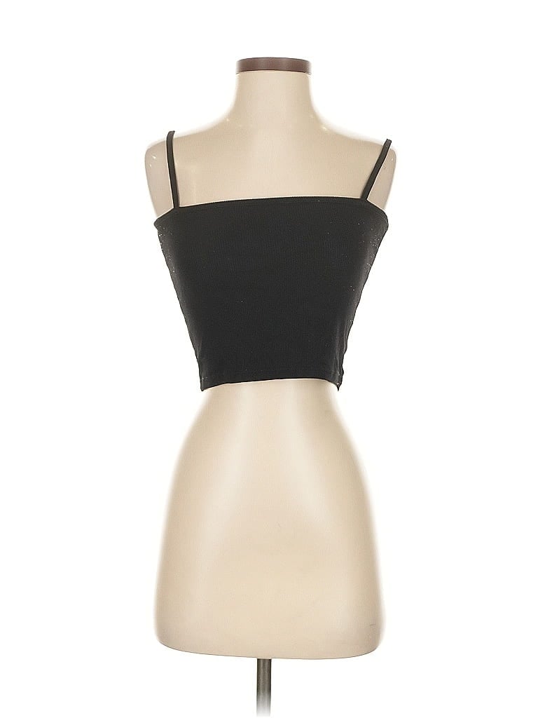 Pre-owned Brandy Melville Tube Top Black Strapless Neckline Tops