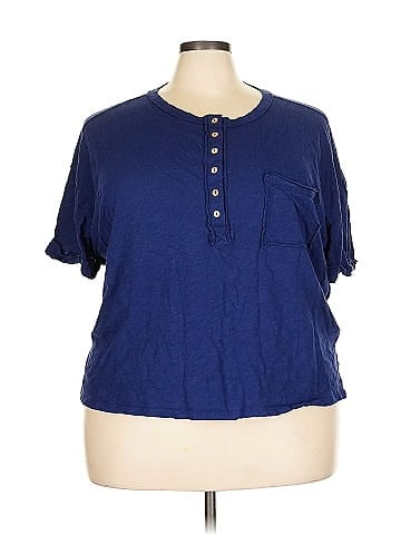 Torrid Short Sleeve Henley (view 1)