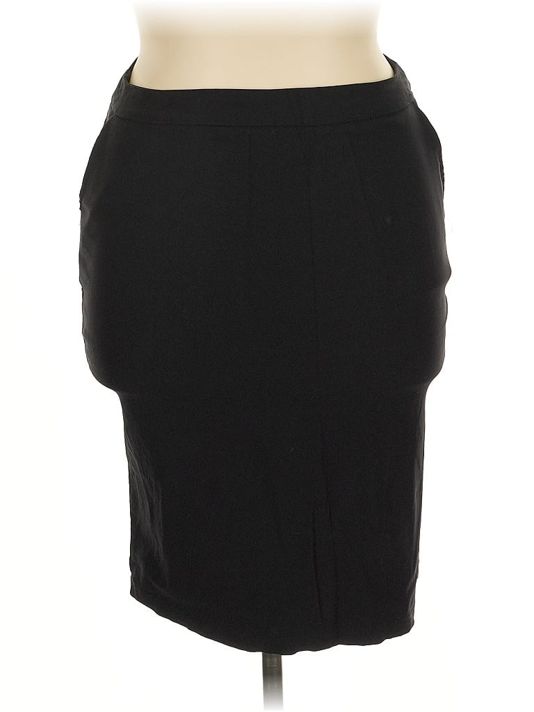 Pre-owned Kate Kasin Formal Skirt In Black