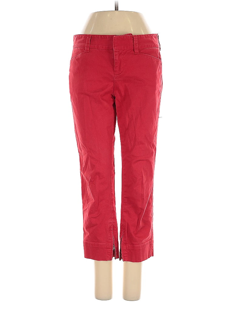 Pre-owned Ann Taylor Loft Casual Pants In Red