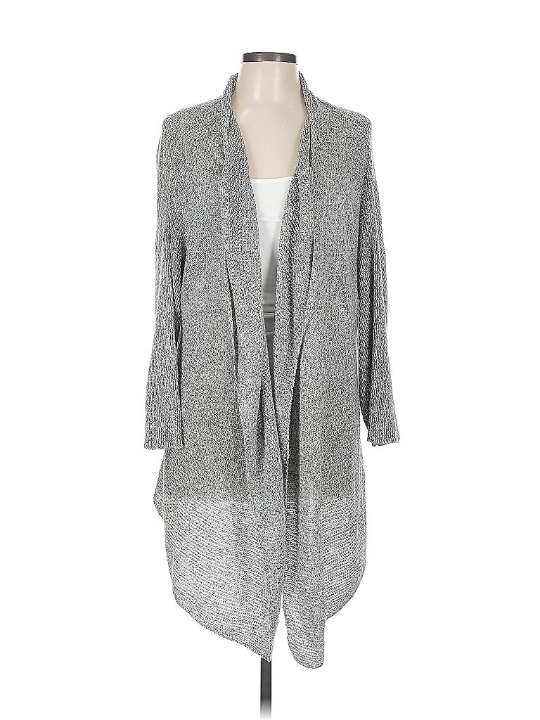 Pre-owned Eileen Fisher Cardigan Sweater In Gray