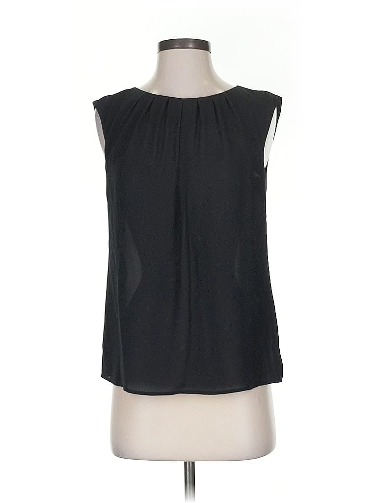 Pre-owned Inc International Concepts Sleeveless Blouse In Black
