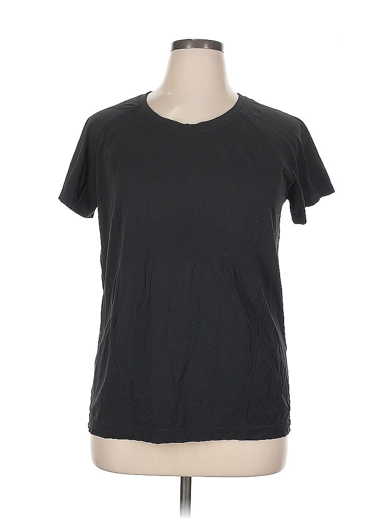 Pre-owned Unbranded Short Sleeve T-shirt In Black