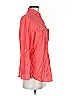 Chico's Hearts Red Orange Long Sleeve Button-Down Shirt Size S (estimated) - photo 4